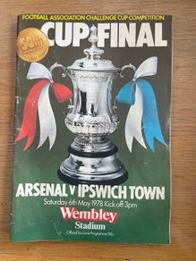 FA Cup Final 1978 Programme (Arsenal v Ipswich)