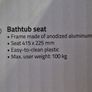 Ridder Assistent Bathtub Seat Image 3