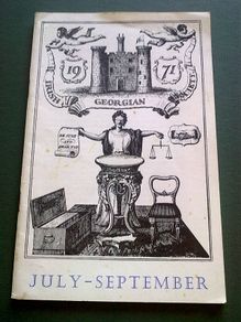 Georgian Society Journal 1971 Irish delft