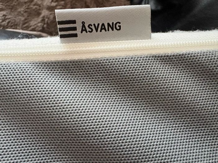 IKEA ASVANG Foam mattress, firm/white, 80x200cm