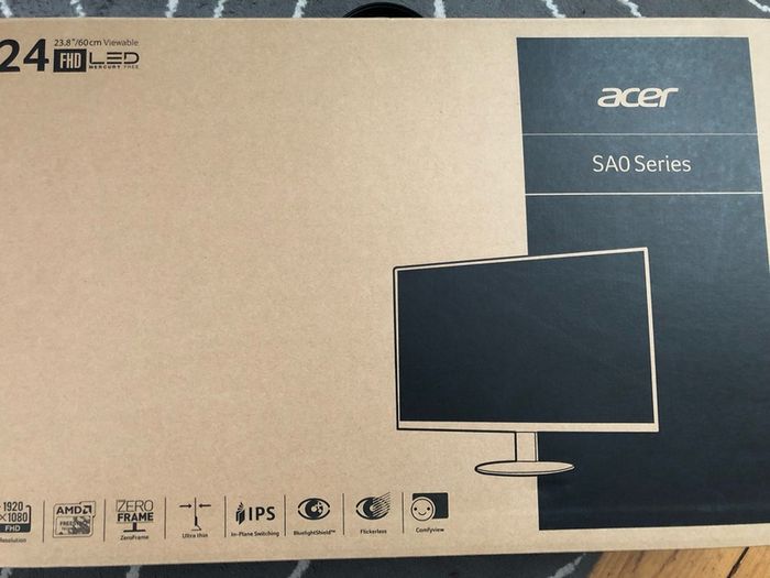 Acer LED 24 inch monitor New computer screen