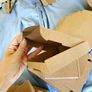 Brown postal boxes + clear cello biodegradable bags Image 10