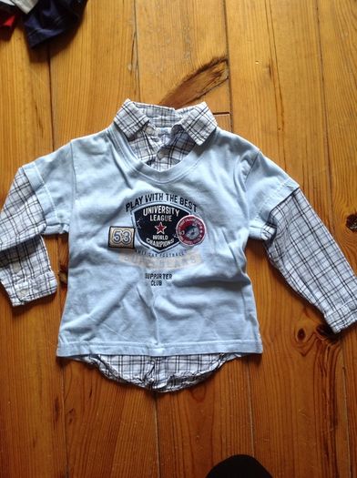 Top with Mock Shirt Detail Age 18-23 Months