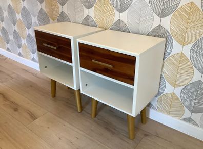 Two lockers and dresser