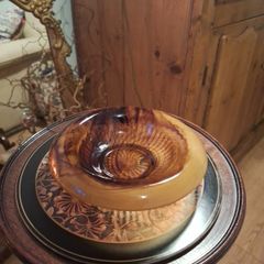 Vintage Glassware - Art Deco Davidson cloud glass bowl