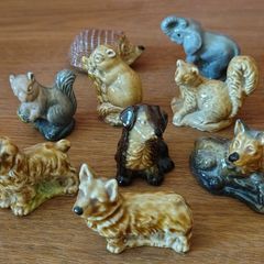9 Vintage Wade Miniatures from 1970s