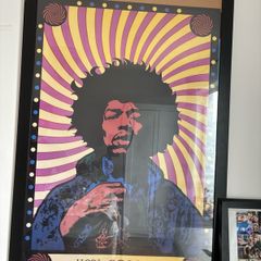 Jimmy Hendrix Portrait (Framed)