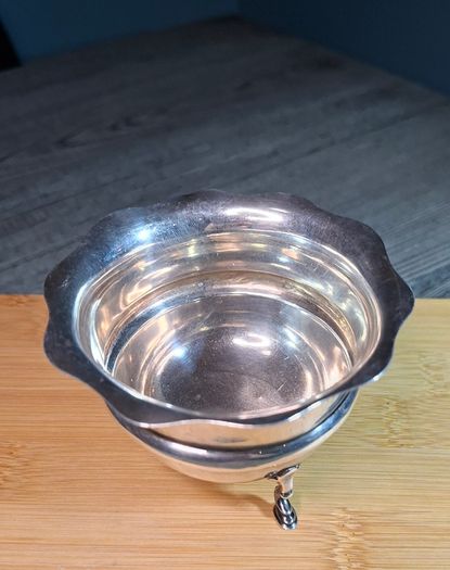 Antique English Victorian Three Hoofed Sugar Bowl