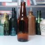 31 - Vintage Murphys Brewers Beer Bottle Embossed Letters Brown Glass Cork Image 2