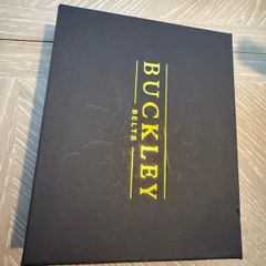 Man's belt "Buckley" brand green colour