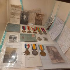 WW1 WW2 Rare Family Medal group Cavalry 1914 star RAF