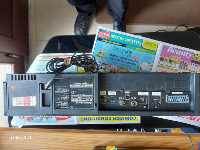 Mitsubishi Video Cassette Recorder Model HS-347E, no remote, in excellent cosmetic condition