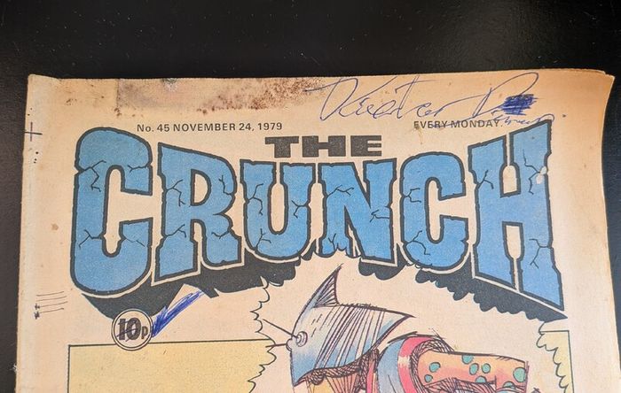 THE CRUNCH Comic No. 45 Nov 24 1979 Vintage DC Thomson British UK Weekly Starhawk