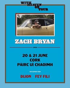 Zach Bryan concert ticket