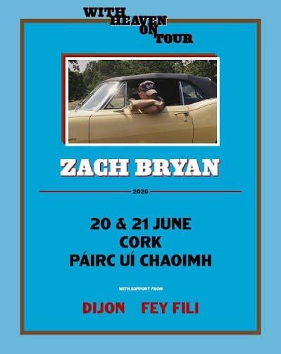 Zach Bryan concert ticket