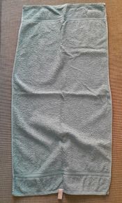 Medium green cotton towel