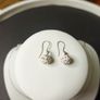 925 Sterling Silver Shamballa Crystal Disco Ball Pendant Chain and Earrings Image 4
