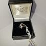 9ct white gold sapphire & Diamond Image 2