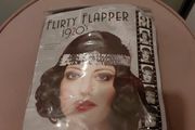1920s flapper black wig and hairband Brand new