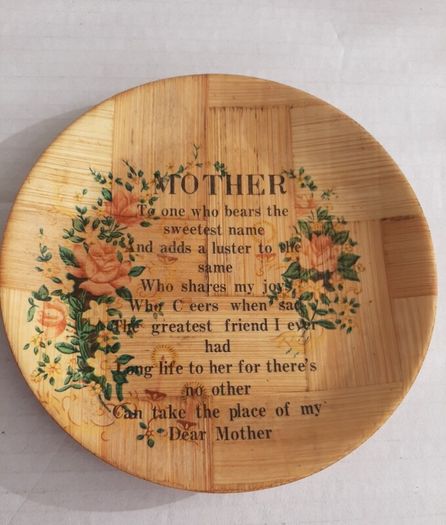 vintage Mother plate