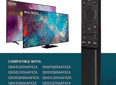 BN59-01363A With Voice Remote Control For Samsung Smart TV NEO QLED/QLED Series Compatible With QN43LS03AAFXZA QN55LS03AAFXZA