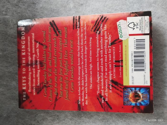 Grim Tuesday by Garth Nix