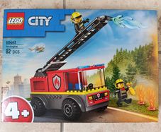 LEGO CITY 2025 Fire Engine Ladder Truck with Two Firefighters 82 pcs Code 60463