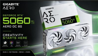 Rtx 5060ti 16gb Aero Gigabyte New White