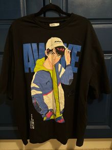 Bershka Anime Nightlights T-Shirt XL