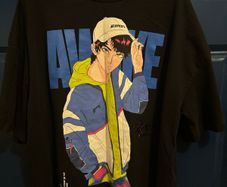 Bershka Anime Nightlights T-Shirt XL