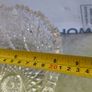 Rare find Bohemia Czech Crystal Hand cut 8" Bowl Queen Lace Image 3