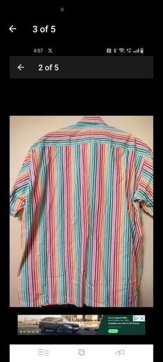 Men's Hatico sport premium cotton short sleeve shirt. Like new.