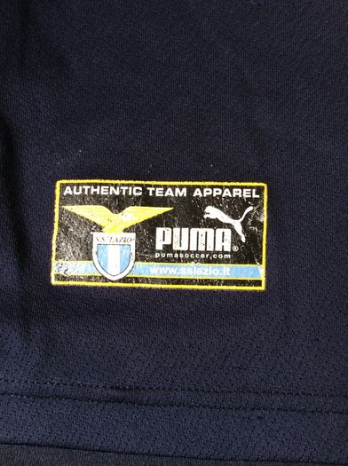 Lazio Jersey. Lazio Football Club. Rome. Italy. SS Lazio. Roma. Italia. Official European Away Jersey Season 2001/02. Original From The Time,Not A Remake.