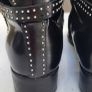 LK BENNETT black Hi-shine studded ankle boots Sz 40 (Fit 7UK)  - Rrp 229 (New) Image 7