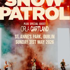 Snow Patrol 31st May St Anne's Park