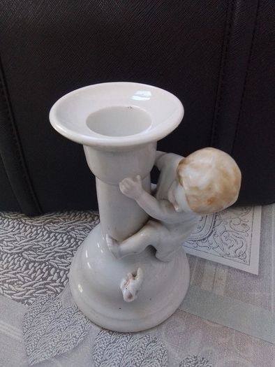 White Candleholder
