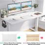 Electric Height Adjustable Standing Desk Sit Stand Desk with Whole Board for Home Working Image 8