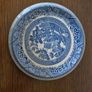 Vintage Arklow Pottery Blue Willow Teapot & Matching Stand Trivet Made in Ireland Image 3