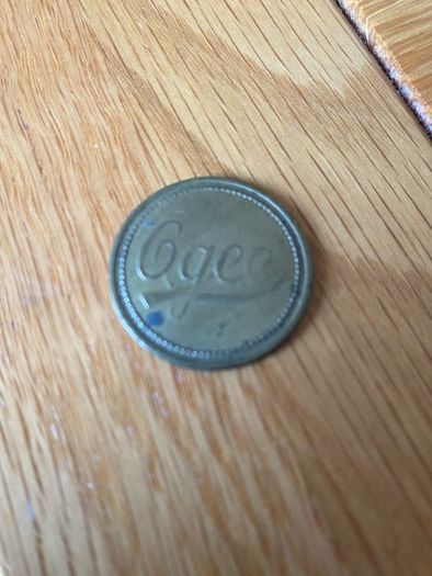 Antique Barber Token Ogee 1/9d