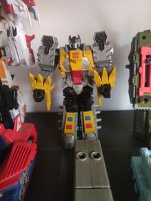 Transformers Cyberverse Grimlock Rocket Roar Ultra Class Dinobot Action Figure