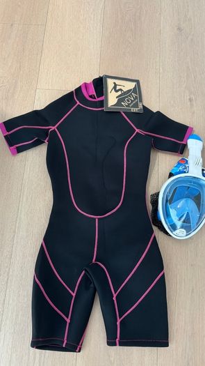 Wet suit and Snorkel