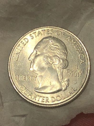 State Quarter Dollar Mint State with full luster