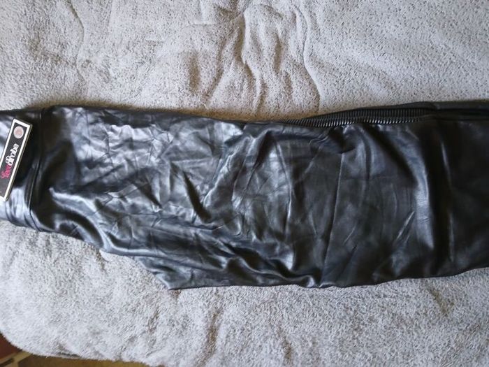 New Black Leather Style Pants