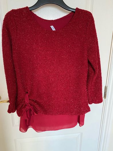 Sparkly red jumper