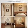 2 Way Spot Lights Ceiling, Adjustable Kitchen Light Fittings with E14 Socket, Matt Black Wire Cage Wall Spotlight Bar, Industrial Ceiling Light for Indoor Hallway Bedroom, Bulb Not Included Image 7