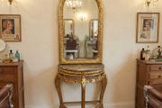 Console table and Mirror