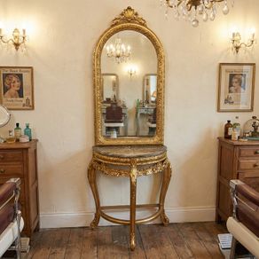 Console table and Mirror