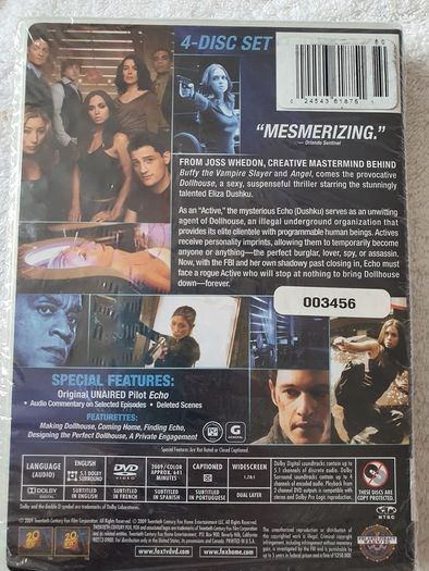 Dollhouse Season 1 Limited Edition Comic Con Exclusive DVD Set 3456/5000 NTSC Region 1 Like New