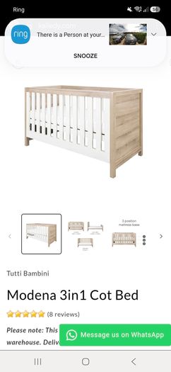 Tutti bambini cotbed