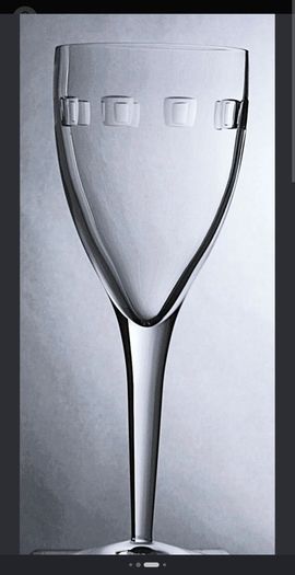 John Rocha 25cm GEO Goblet (V Large & Rare) Red Wine x 6